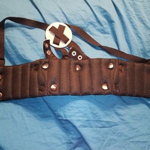 One schutt black football rib protector